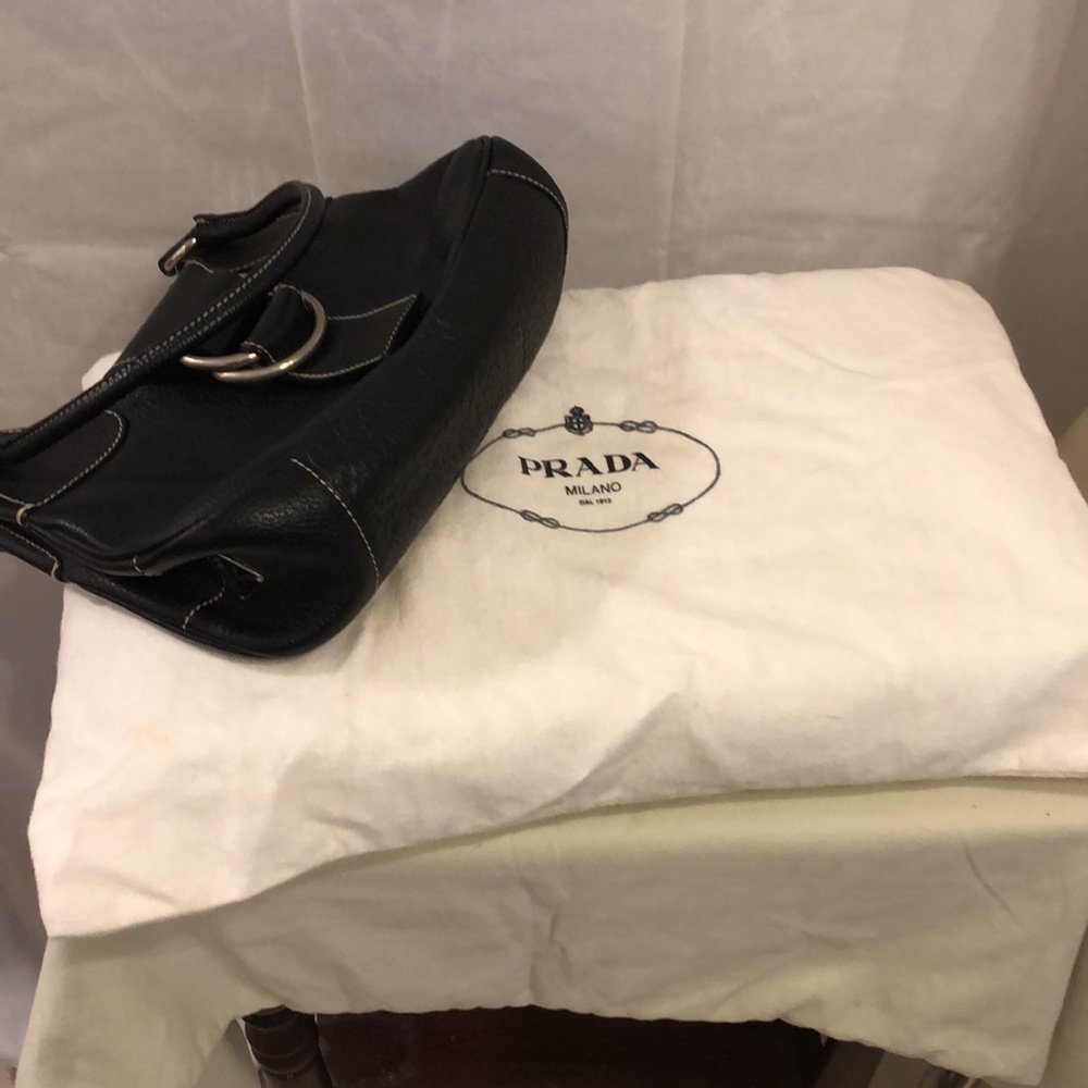 Prada Black Pebble Leather - Picture 14 of 16